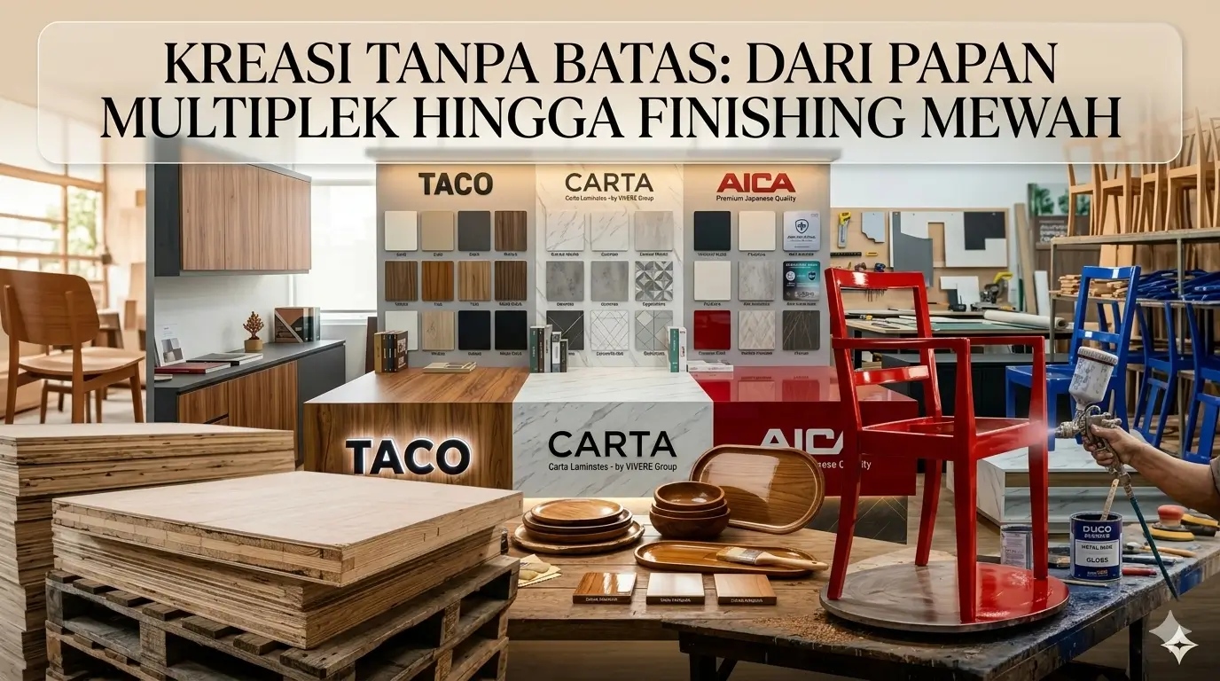 Material yang Kami Gunakan di Denruang untuk Interior dan Furniture Custom